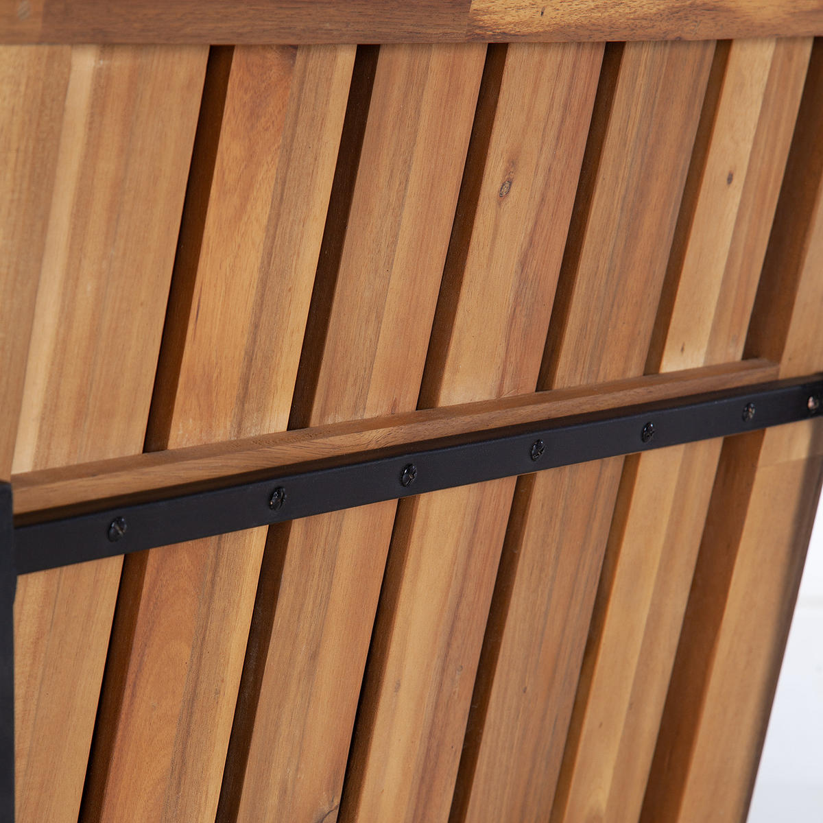 LOUNGESESSEL - Polyester / Akazie massiv - Grau / Braun - Braun/Grau, Holz/Textil (65/79/74cm) - home24