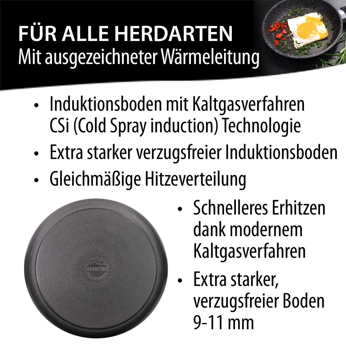 KOCHTOPF - Grau, Metall (24cm) - Stoneline