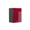 HÄNGESCHRANK R-Line Rot Hochglanz 45 cm - Bordeaux/Anthrazit, Holzwerkstoff (45/60/31cm) - Vicco