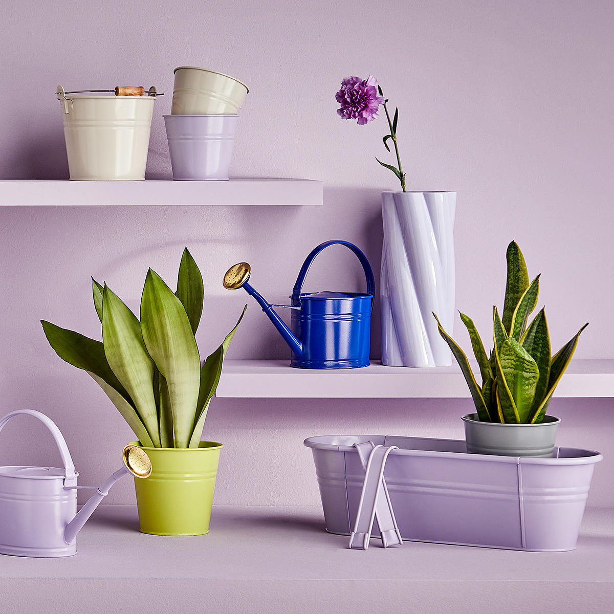 VASE Twist - Flieder, Keramik (30cm) - Butlers