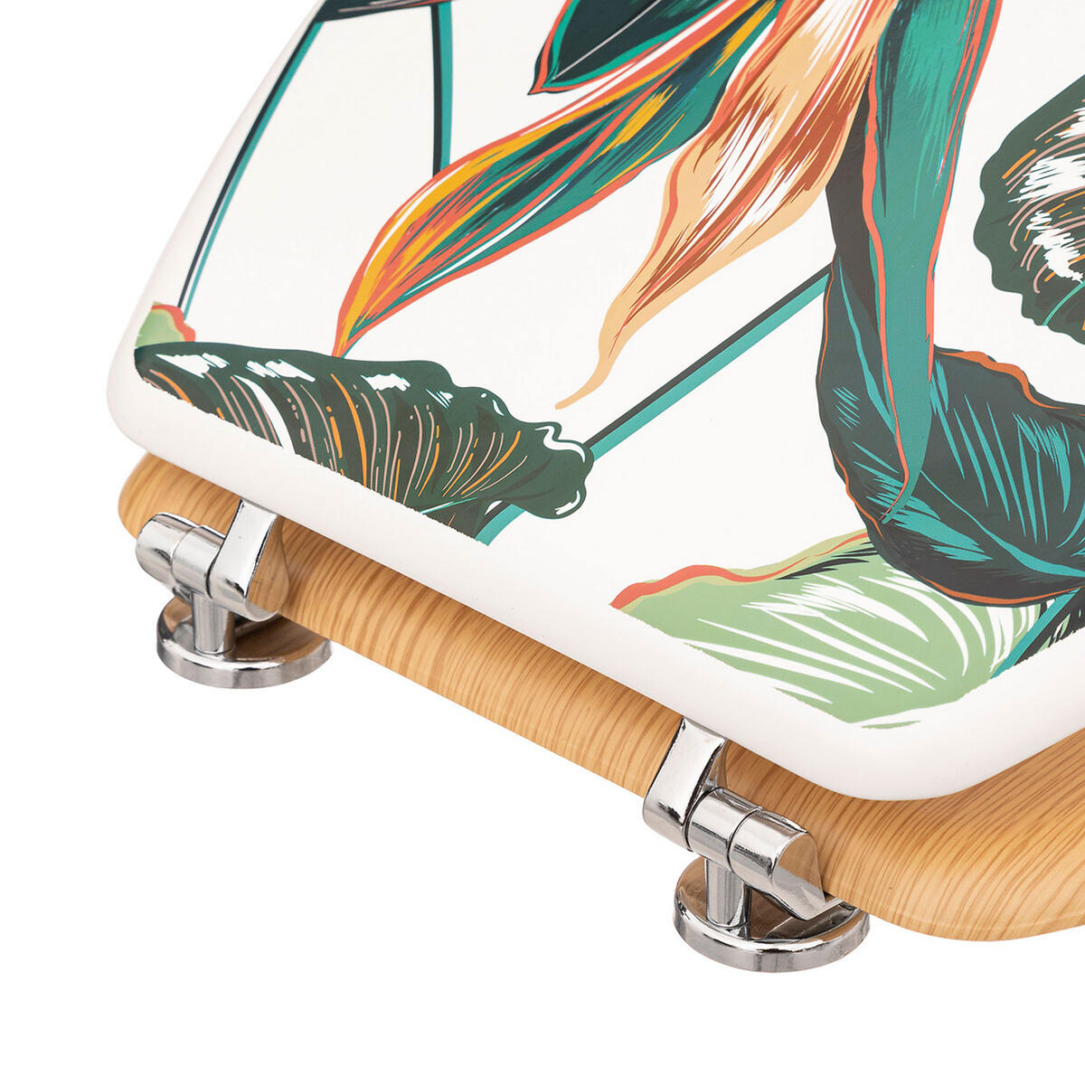 WC-SITZ Palawan, HDF, Zink, Kunststoff, Bunt - Multicolor, Holzwerkstoff (36/5.35/42.5cm) - 5five Simply Smart