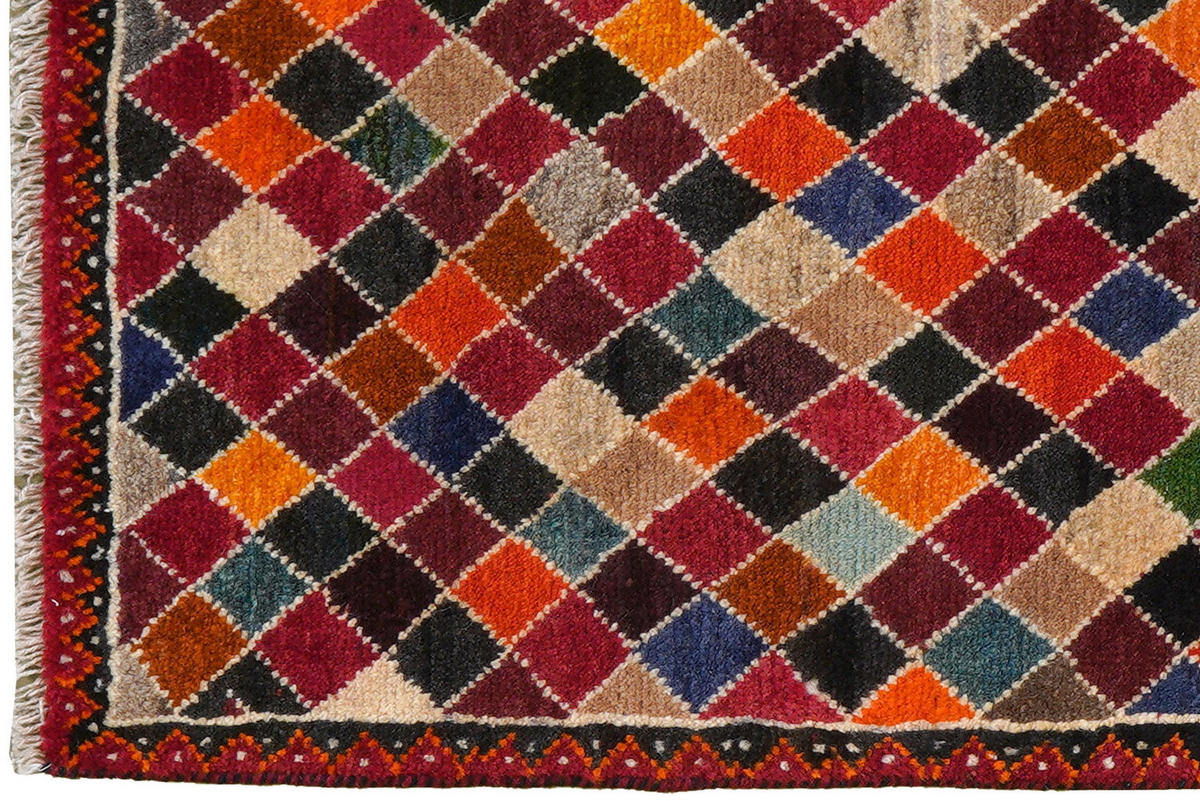 TEPPICH Gashgai Mehrfarbig 135/80 cm Schurwolle - Multicolor, Textil (80/135cm) - Looma