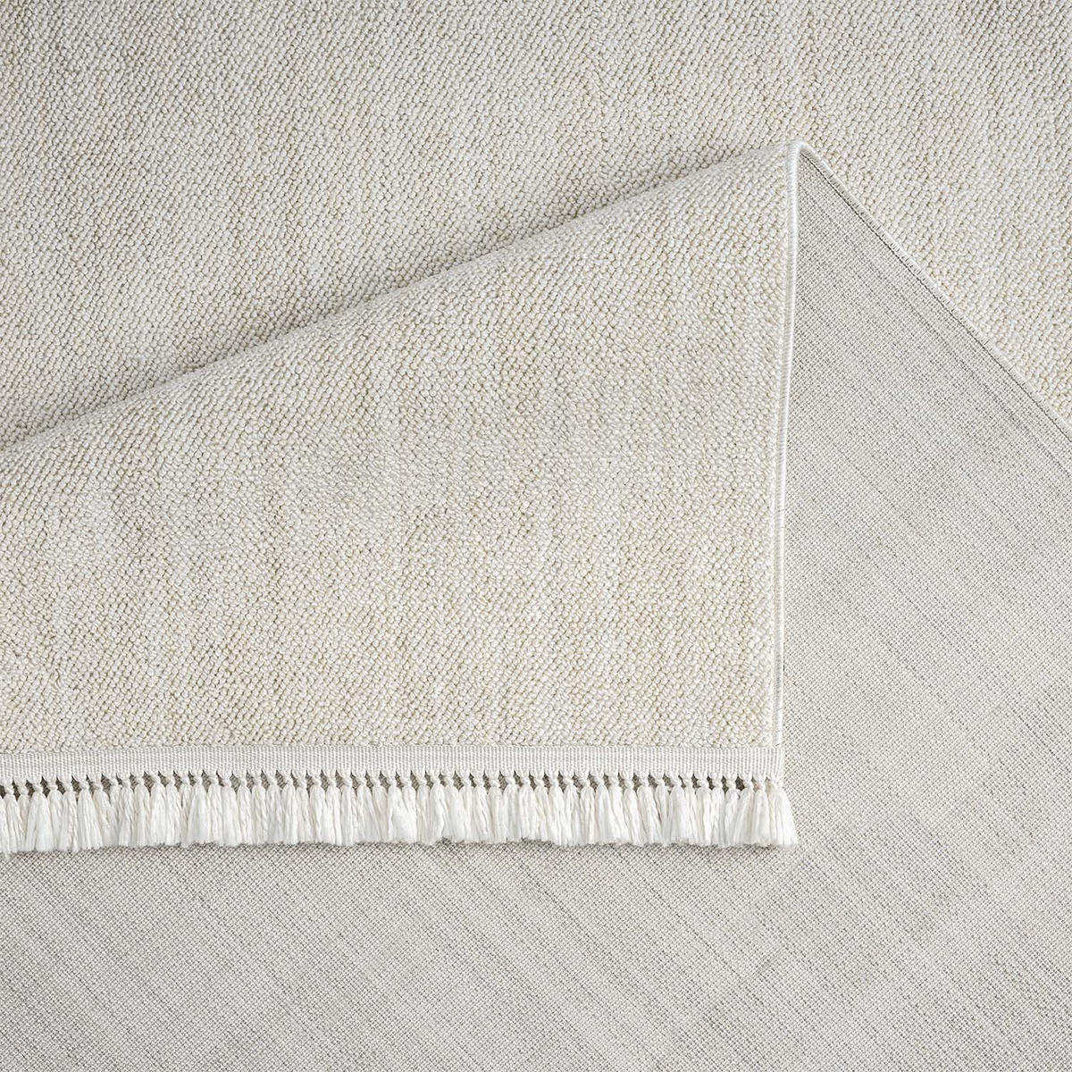 KURZFLOR-TEPPICH Clasico 0052 Creme 120x170 cm - Creme, Textil (120/170cm) - carpet city