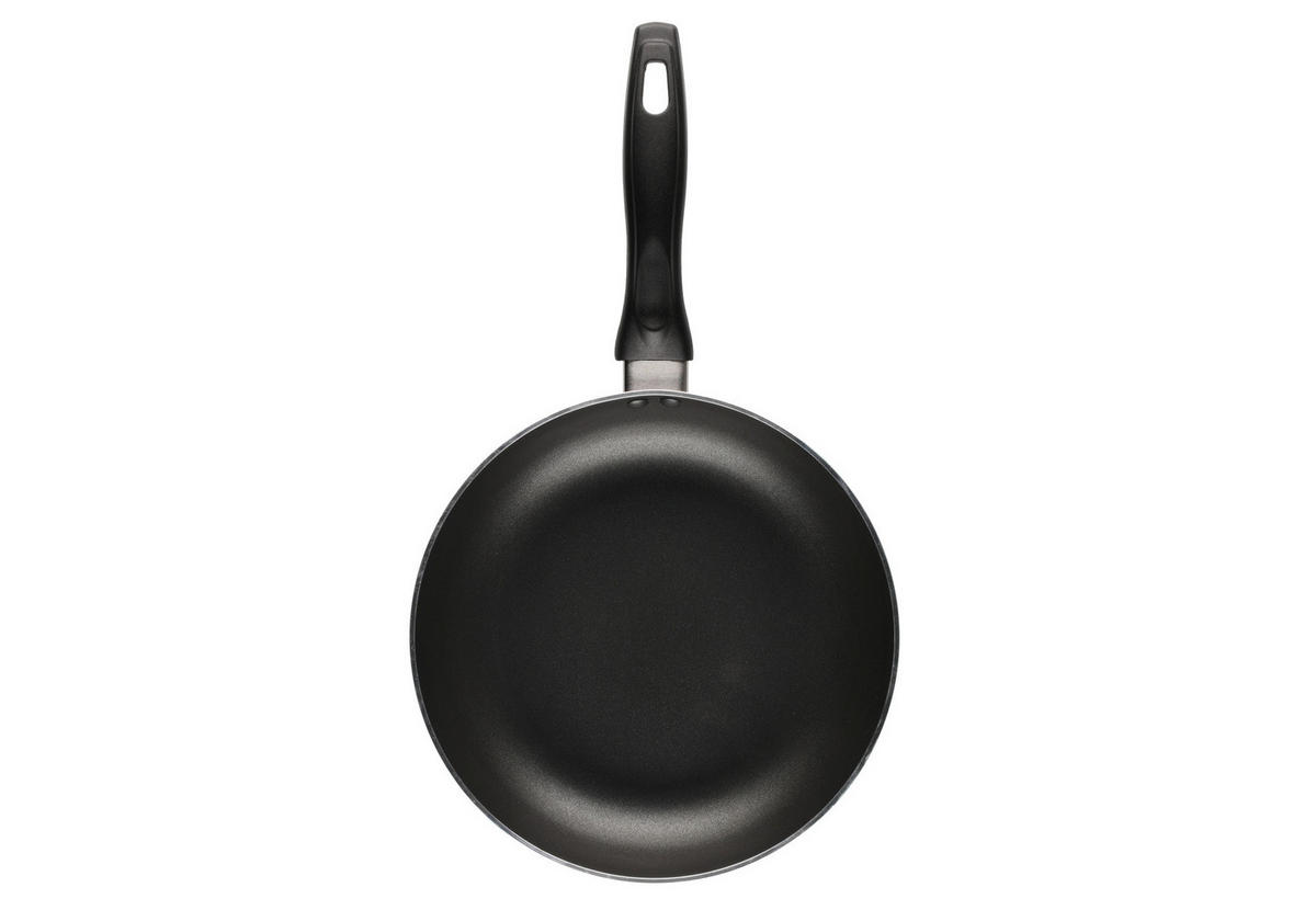 BRATPFANNE Antihaft Ø 24 cm - Schwarz, Metall (24cm)