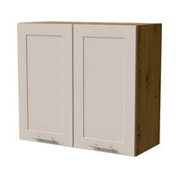 HÄNGESCHRANK Oslo W3/80 Eiche Artisan / Kaschmir Matt 80 / 32,5 / 72cm - Kaschmir/Eiche Artisan, Holz/Holzwerkstoff (80/72/32.5cm) - Feldmann-Wohnen