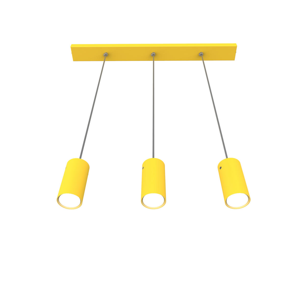 HÄNGELEUCHTE - Gelb, Metall (6/70/10cm) - Lumicom