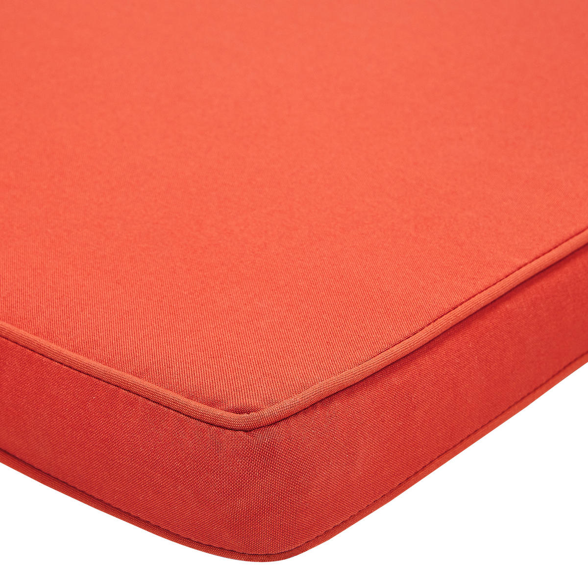SITZBANKPOLSTER KISSEN Rot Vivara - Rot, Textil (112/5/54cm) - Beliani