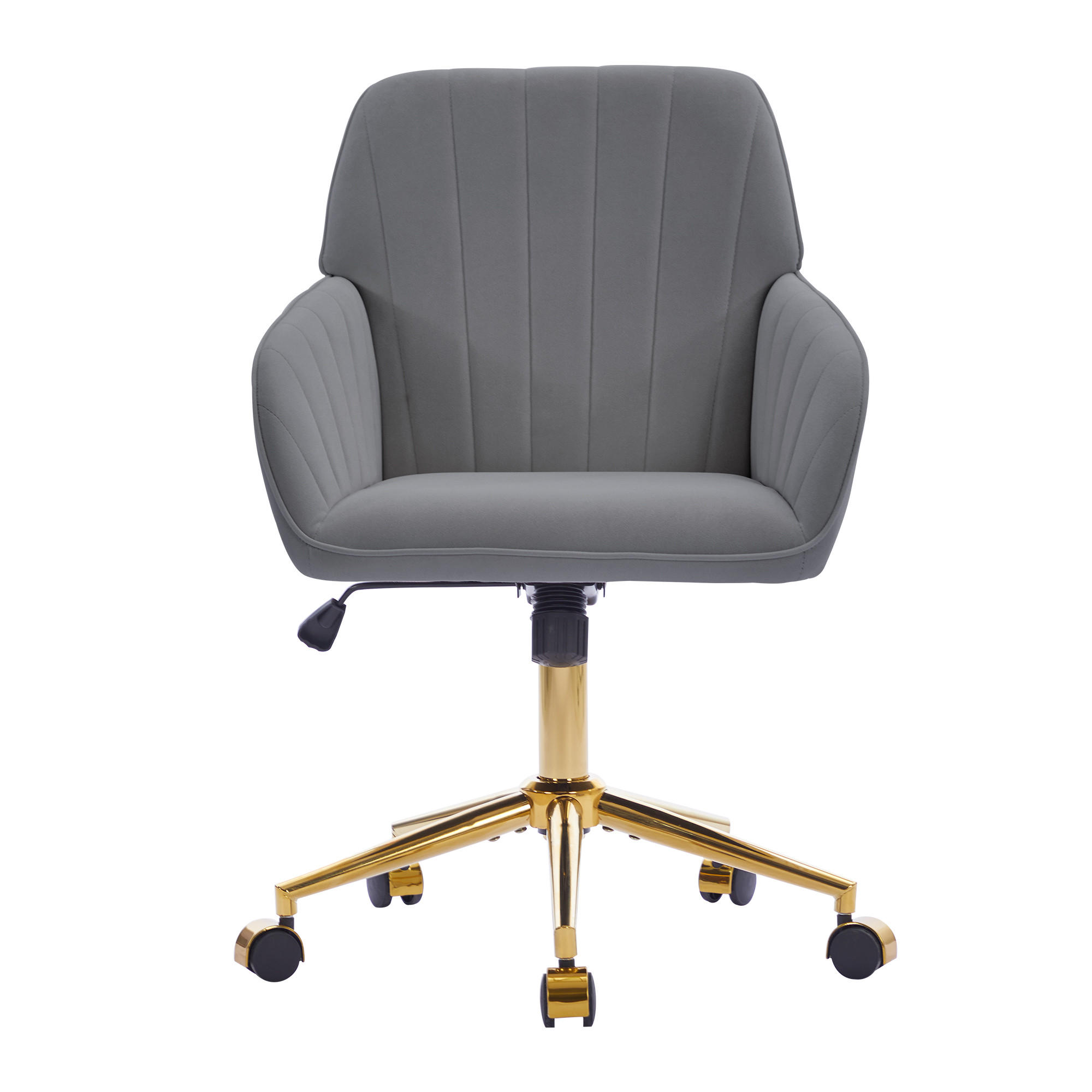 BÜROSTUHL Grau 62/60/97 cm - Grau, Metall (62/97/60cm) - PANGIVO