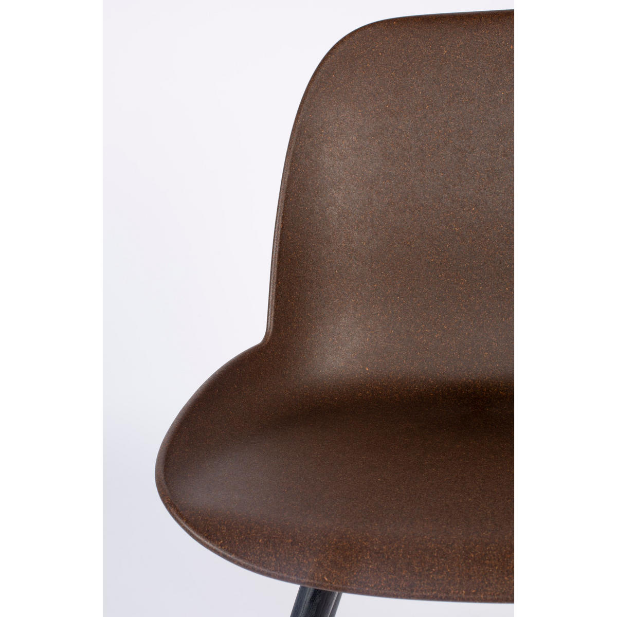 ESSZIMMERSTUHL Albert Kuip Kaffee/ Braun - 2 er Set - Braun, Naturmaterialien (55/81.5/49cm) - Zuiver