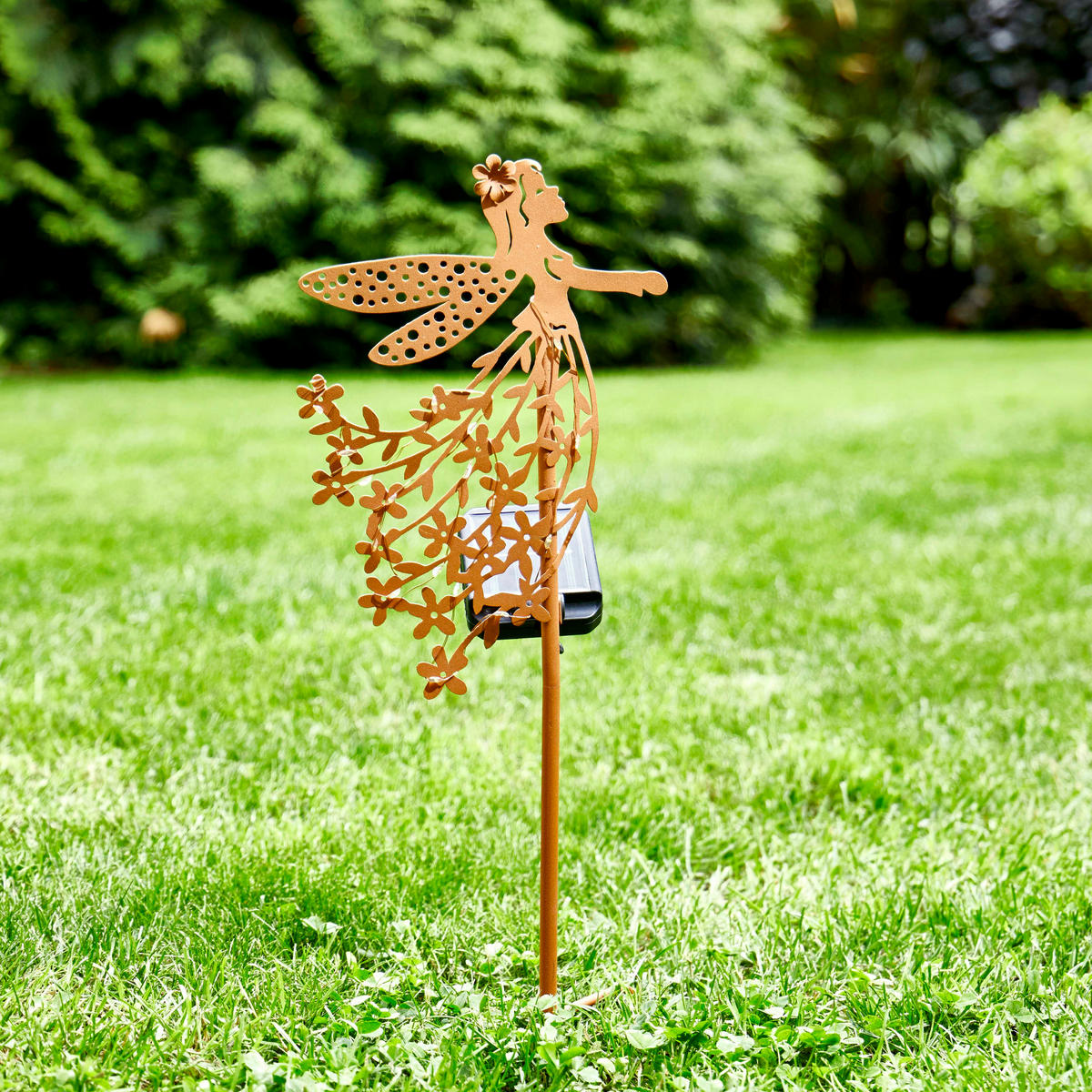 LED-SOLAR-GARTENSTECKER - mit Dämmerungssensor und wetterfestem Design für stilvolle Außenbeleuchtung, 1er-Set - Weiß, Kunststoff (3/17/50cm) - Northpoint