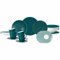 KOMBISERVICE Life Fashion Trendy Petrol 30er Set - Petrol, Keramik (1/1/1cm) - Seltmann Weiden