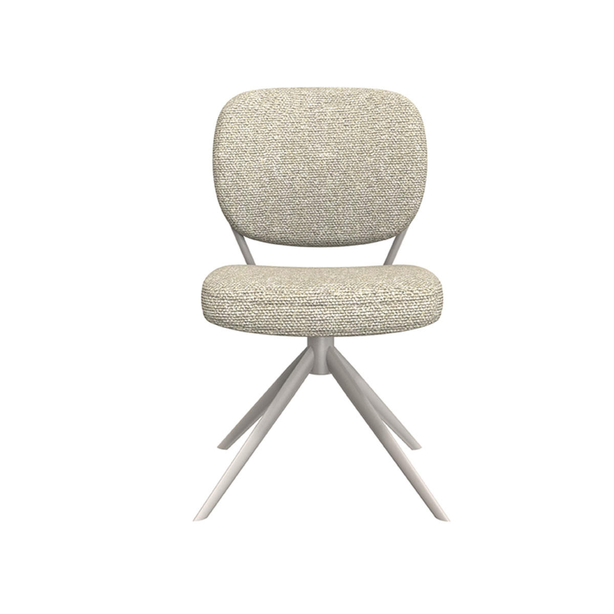 ESSZIMMERSTUHL Geneva Beige 63/49/90 cm 2er-Set - Creme, Textil (49/90/63cm) - LABEL51