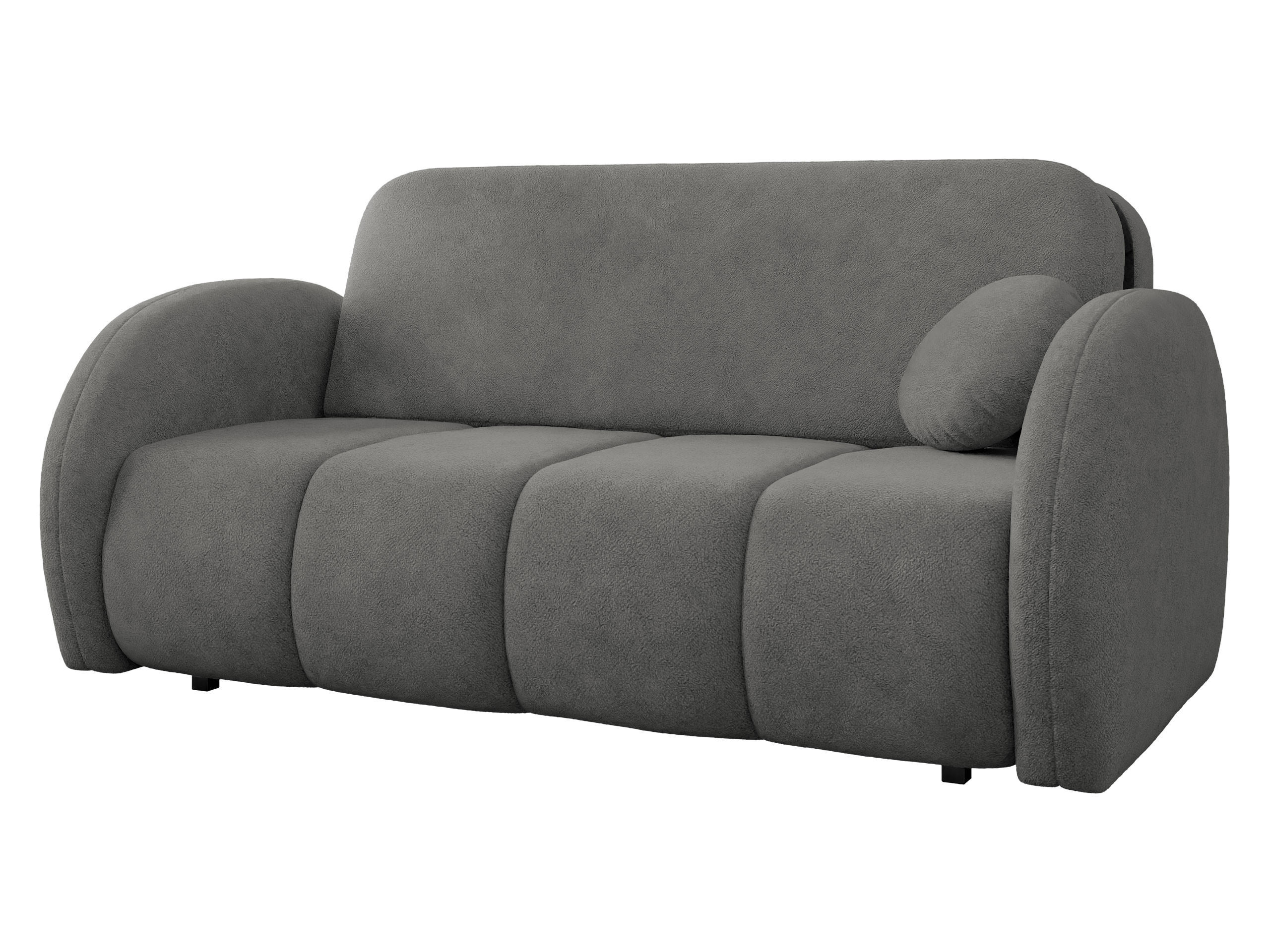 SCHLAFSOFA Viva Comfy IV - Schwarz/Grau, Holz/Textil (172/85/103cm) - MIRJAN24