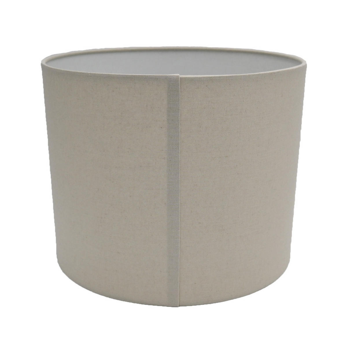 LAMPENSCHIRM Ø31x25,5 cm, Leinen, Beige - Beige, Textil (31/31/25.5cm) - dasmöbelwerk