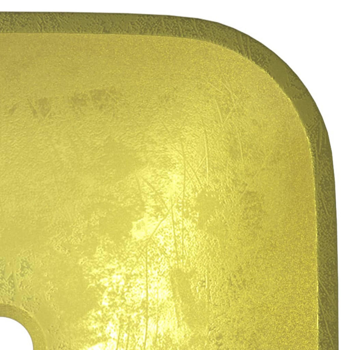 WASCHBECKEN Leach 42/42/14 cm - Goldfarben, Glas (42/14/42cm) - Nettlife