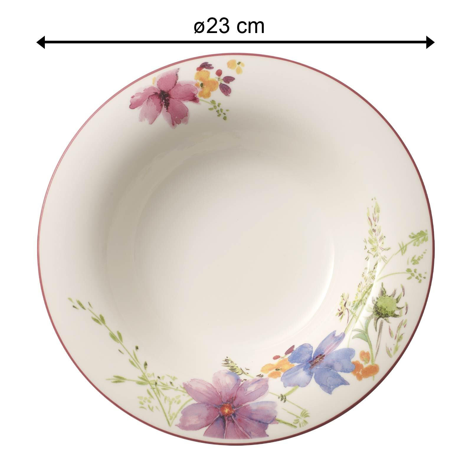 SUPPENTELLER Mariefleur Basic bunt ø 23 cm 6er Set - Multicolor, Keramik (23cm) - Villeroy & Boch