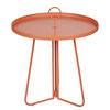 BEISTELLTISCH Porter mit Griff - Rot/Orange, Metall (45/45/53cm) - Butlers