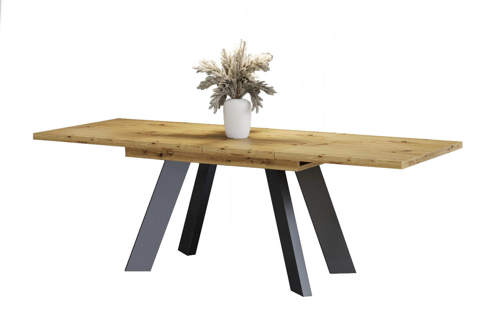 Endo-Moebel Esstisch Eiche Artisan 80x76x130 cm