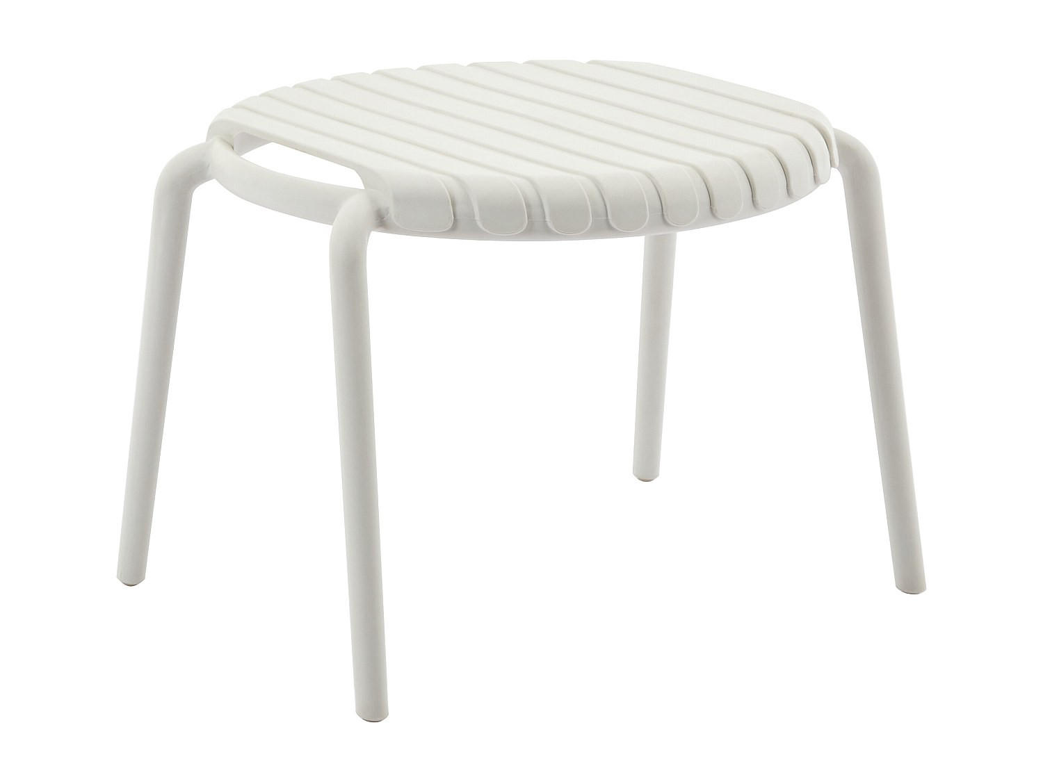 GARTENTISCH stapelbar - Polypropylen - Beige - SESEH von MYLIA - Beige, Kunststoff (55/50.5/40.5cm) - Vente-Unique