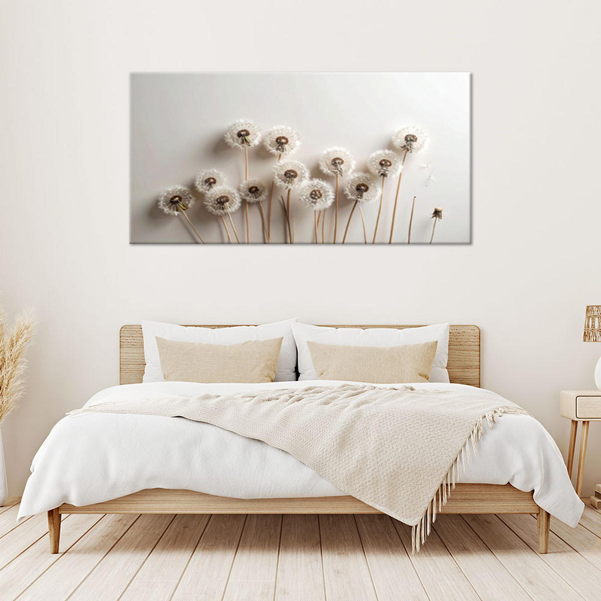 LEINWANDBILD Natur und Botanik 120x60cm - Beige, Textil (120/60cm) - Feeby