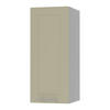 KÜCHENHÄNGESCHRANK Kvantum W2/30 Vanille Matt / Grau Matt 30 / 32,5 / 72cm - Creme/Grau, Holz/Holzwerkstoff (30/72/32.5cm) - Feldmann-Wohnen