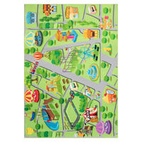 KINDERTEPPICH KIDS Grün Spielteppich 200/300 cm - Grün, Textil (200/300cm) - Tapiso