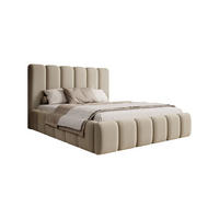 POLSTERBETT Doppelbett Ardal 140x200 cm, Creme - Creme/Naturfarben, Textil (140/200cm) - Fedve