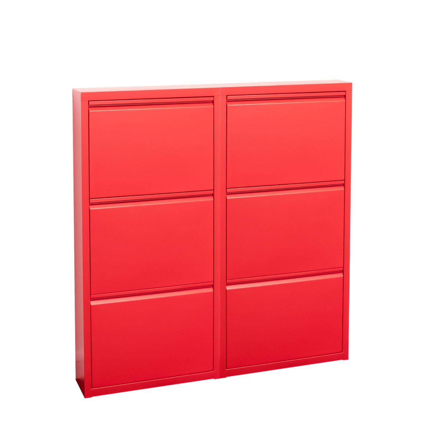 ebuy24 Schuhkipper Rot 100x106x16 cm