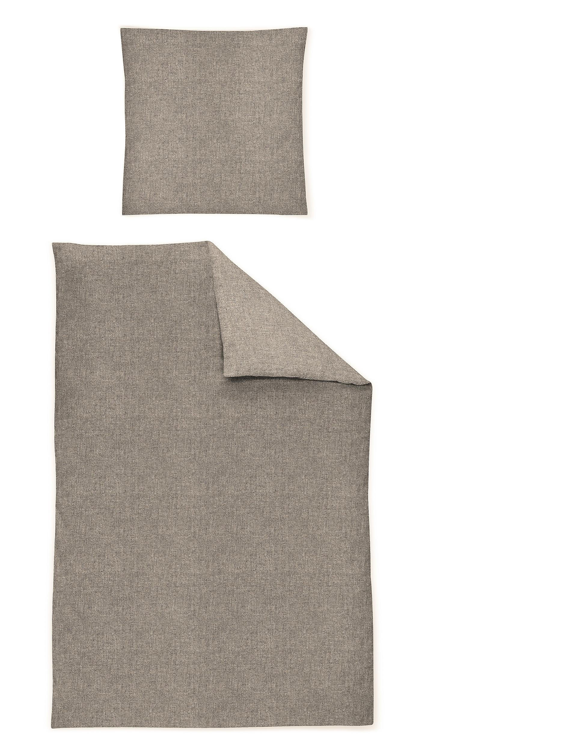 BETTWÄSCHE MINK 8835 - Silberfarben, Textil (200/200cm) - Irisette