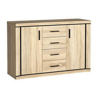 KOMMODE Dallas D-5 137 x 91 x 43,5 cm Eiche Sonoma - Sonoma Eiche, Holzwerkstoff/Kunststoff (137/91/43.5cm) - Koseto