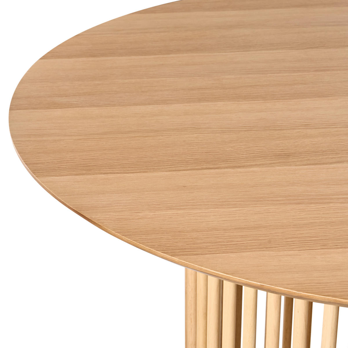 JÍDELNÍ STŮL Světlý Dub 110/110 cm Boyle - světle hnědá, kompozitní dřevo (110/110/75cm) - Beliani