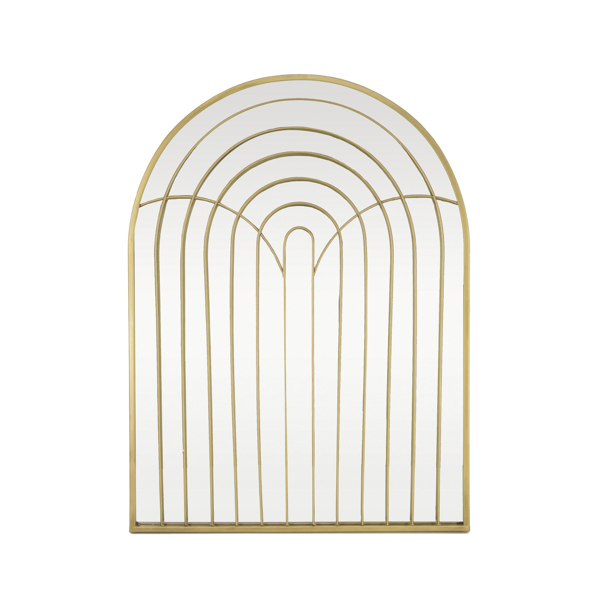 SPIEGEL - Luxusspiegel - Francesca - Goldfarben, Glas (60/60/60cm) - Art for the Home