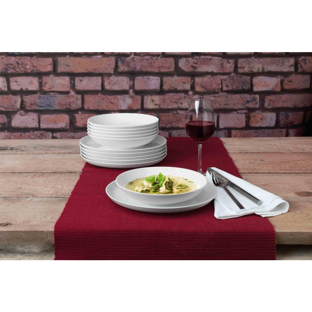 Thumbnail - Seltmann Weiden Tafelservice, Weiß, Keramik, Rund, 32.3x23.5x32.3 cm, Essen & Trinken, Geschirr, Geschirr-Sets