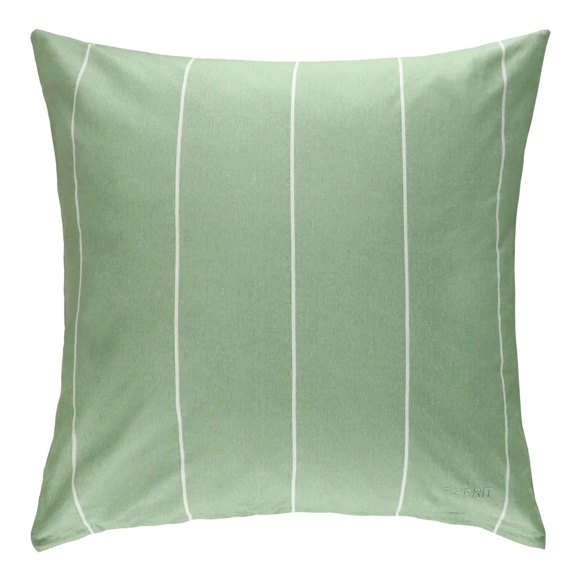 RENFORCÉ KISSENBEZUG HARPLINES - Grün, Textil (80/80cm) - Esprit