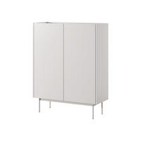 TÜRKOMMODE Color KD97 - Creme, Holzwerkstoff/Metall (97/122/37cm) - MIRJAN24