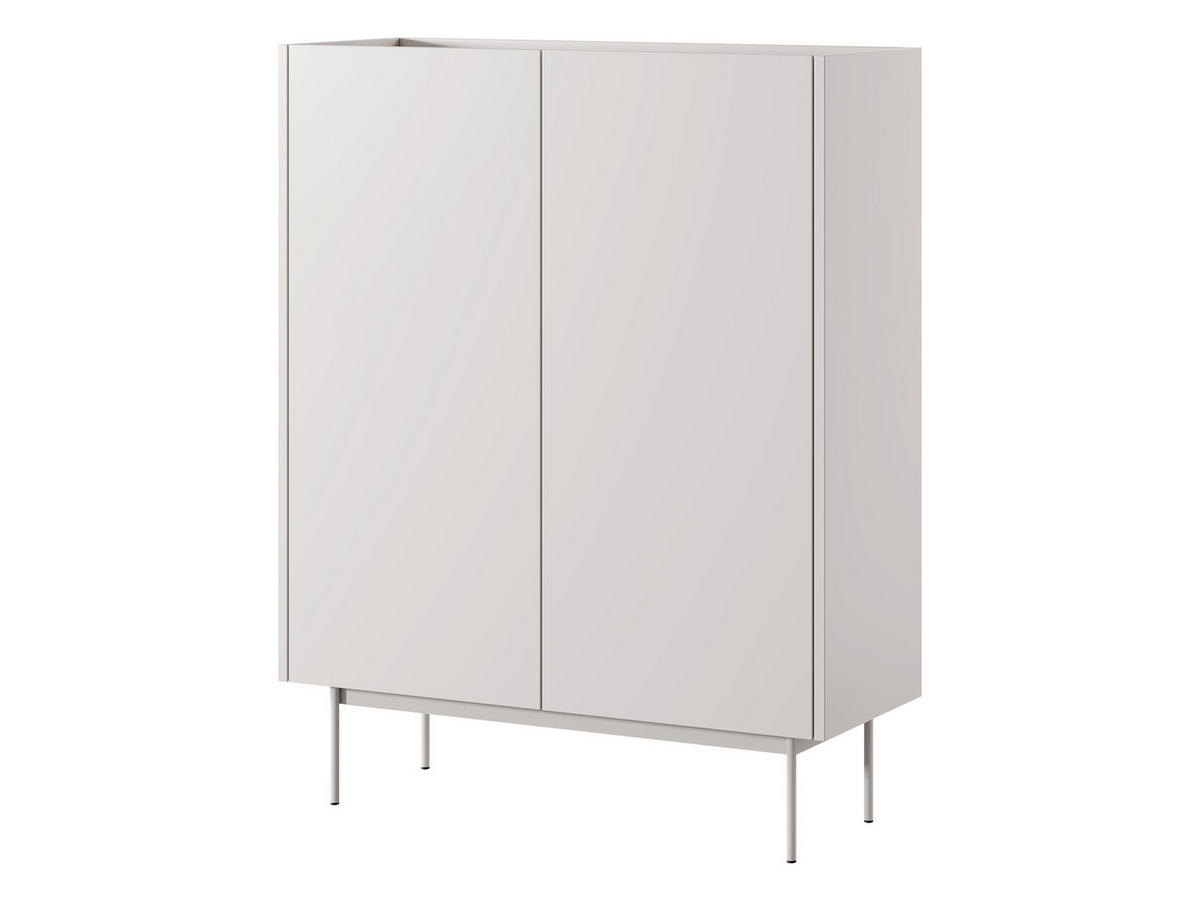TÜRKOMMODE Color KD97 - Creme, Holzwerkstoff/Metall (97/122/37cm) - MIRJAN24