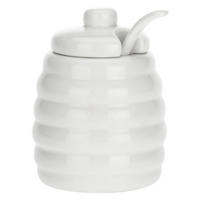 ZUCKERDOSE mit Porzellanlöffel "Zuccheriera Con Cucchiaino" Menage 6,5 x 10 cm - Multicolor, Keramik (6.5/10cm)