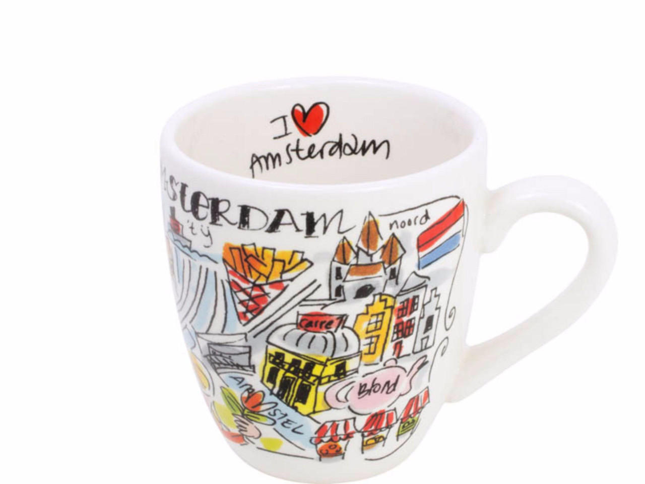 MINI-BECHER Amsterdam in Bunt - 200 ml - Multicolor, Keramik (0.2L) - Blond Amsterdam