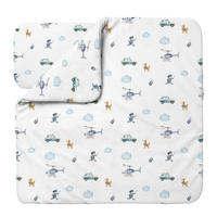 BABY bambu-sängkläder Polis - Vit, Textil (75/75cm) - waldin