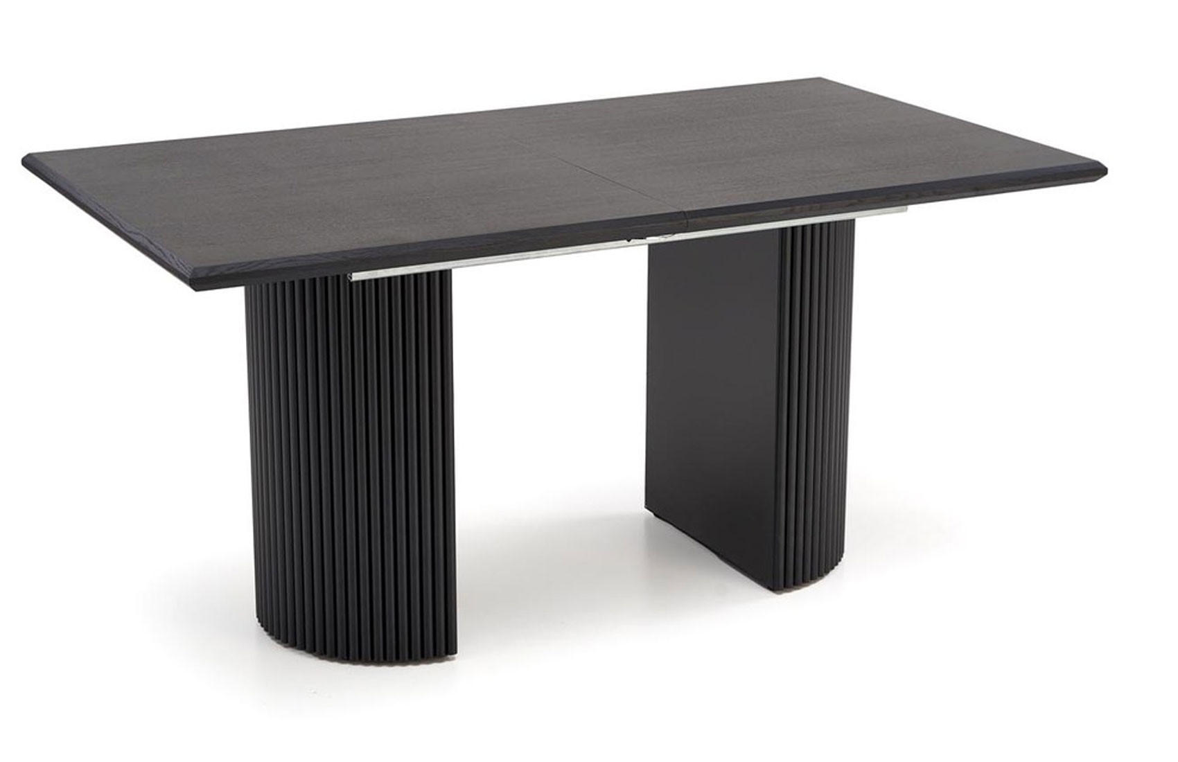 ESSTISCH Bolero Schwarz 160-205-250 / 90 / 76cm - Schwarz, Holz/Holzwerkstoff (90/250/76cm) - Feldmann-Wohnen