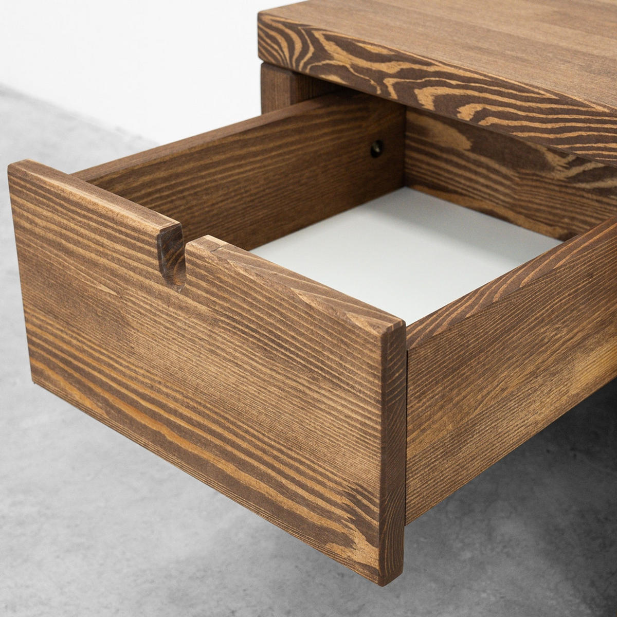 NACHTTISCH aus Massivholz MARIKA 4 - Dunkelbraun, Holz (40/40/40cm) - Seart