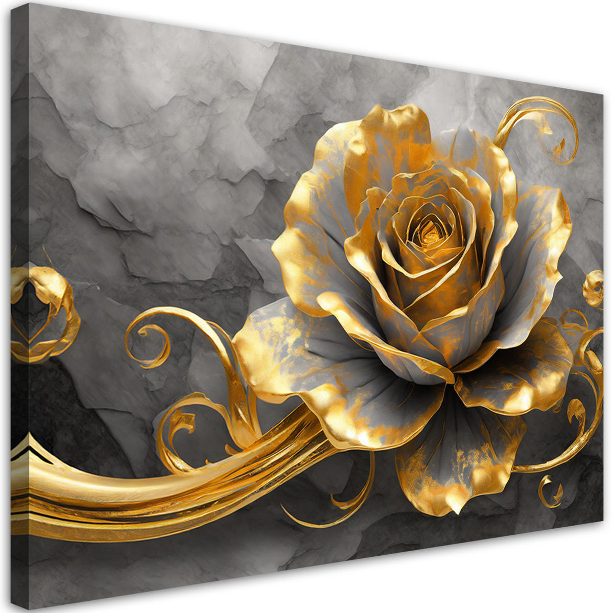 WANDBILD musik rose gold - Goldfarben, Textil (60/40cm) - Feeby