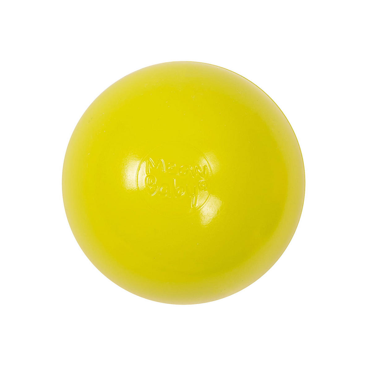 BÄLLE für Bällebad, Kinder Spielbälle, Plastikbälle 50 pcs.: Limette - Limette, Textil (7/7/7cm) - MeowBaby