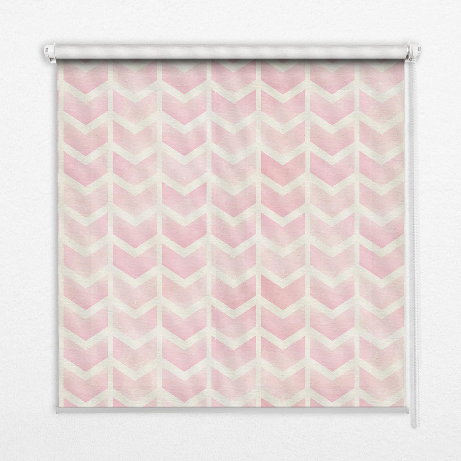 TULUP VNITŘNÍ roleta - okenní roleta - roleta - 100x180 cm - Růžové klikaté čáry