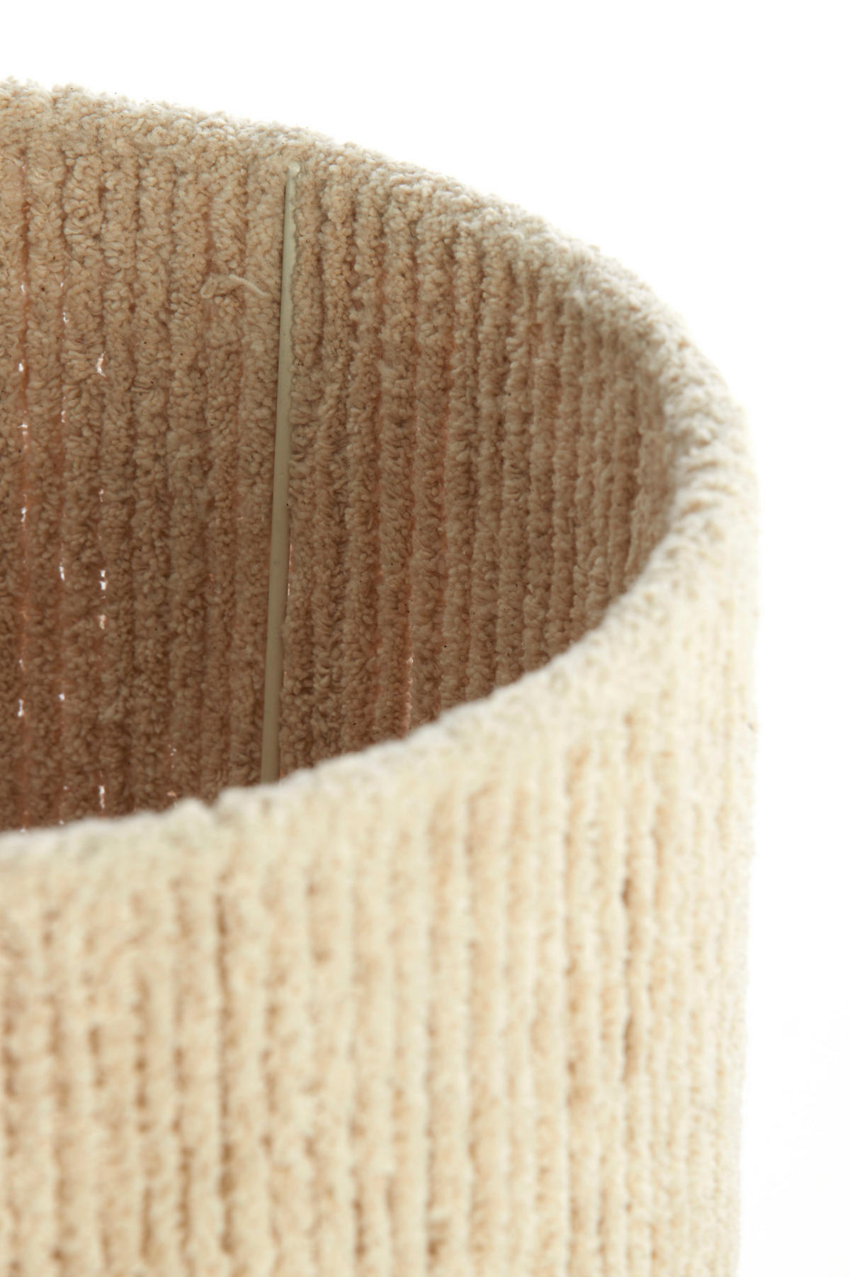 LAMPENSCHIRM Medana Weiß Ø20/30 cm - Weiß, Textil (20/20/30cm) - Light & Living