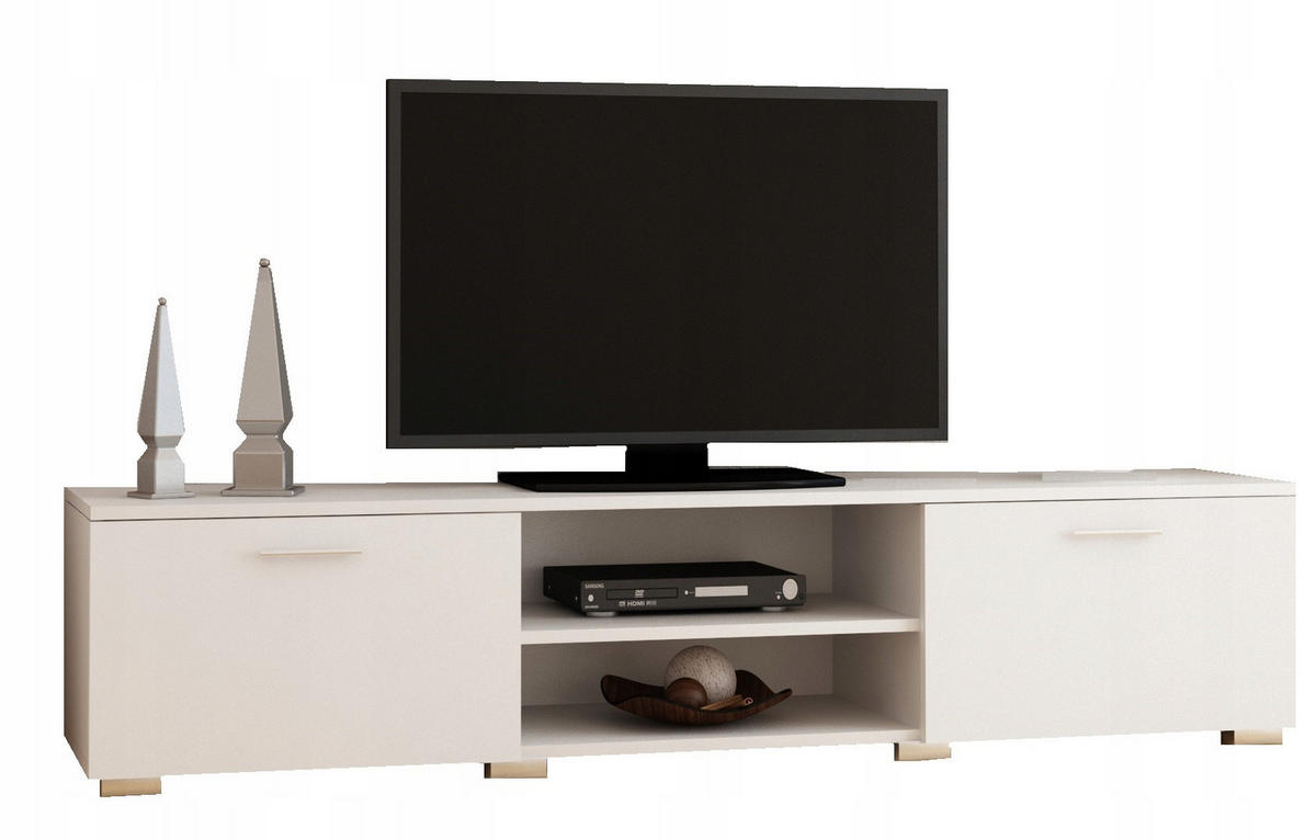 FERNSEHKOMMODE Roma Weiß 150/40/35 cm - Weiß, Holzwerkstoff (150/35/40cm) - Matkam Möbel