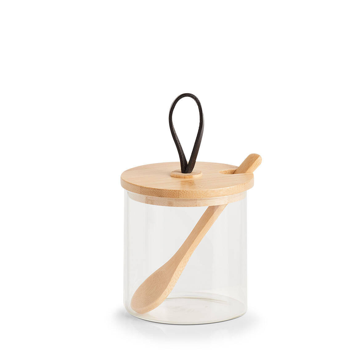 GLASBEHÄLTER 320 ml - Transparent, Glas (8/8.5/8cm)