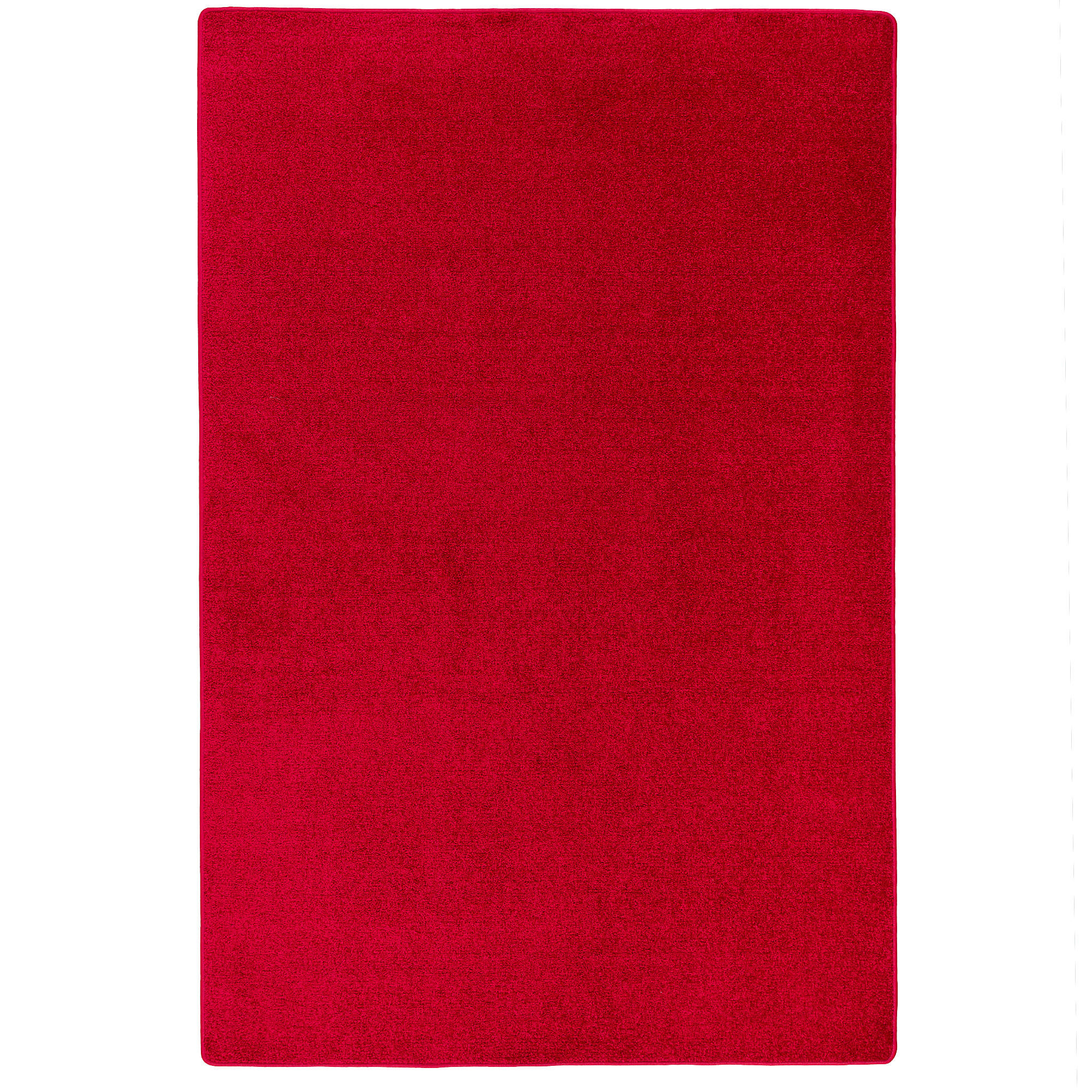 HOCHFLOR VELOURS TEPPICH LUNA - Rot, Textil (160/200cm) - Snapstyle