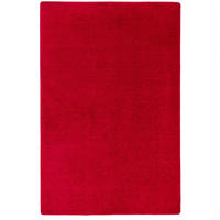 HOCHFLOR VELOURS TEPPICH LUNA - Rot, Textil (200/200cm) - Snapstyle