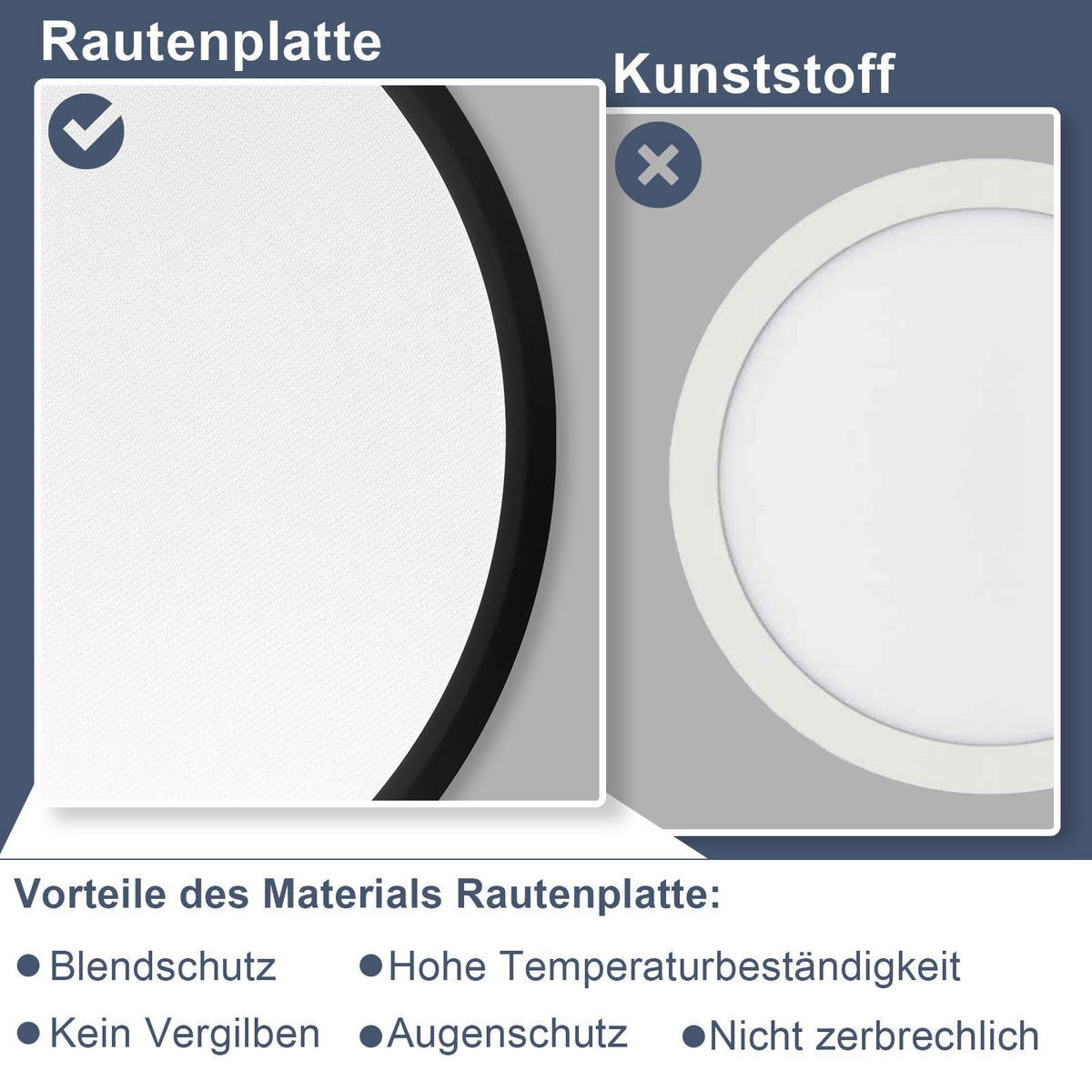 LED-DECKENLEUCHTE Maldonado 18/18/2.6 cm - Schwarz, Kunststoff (18/18/2.6cm) - Nettlife